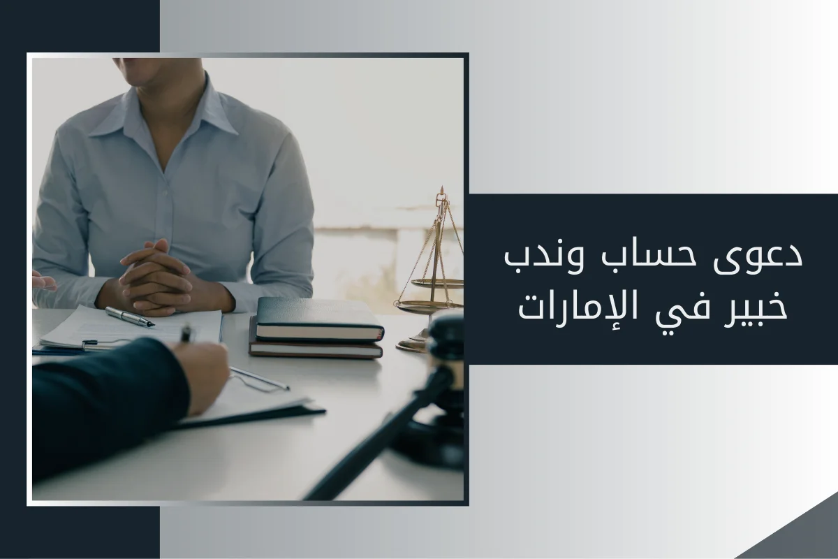 دعوى حساب وندب خبير في الإمارات