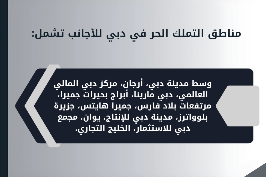 التملك العقاري للأجانب في دبي