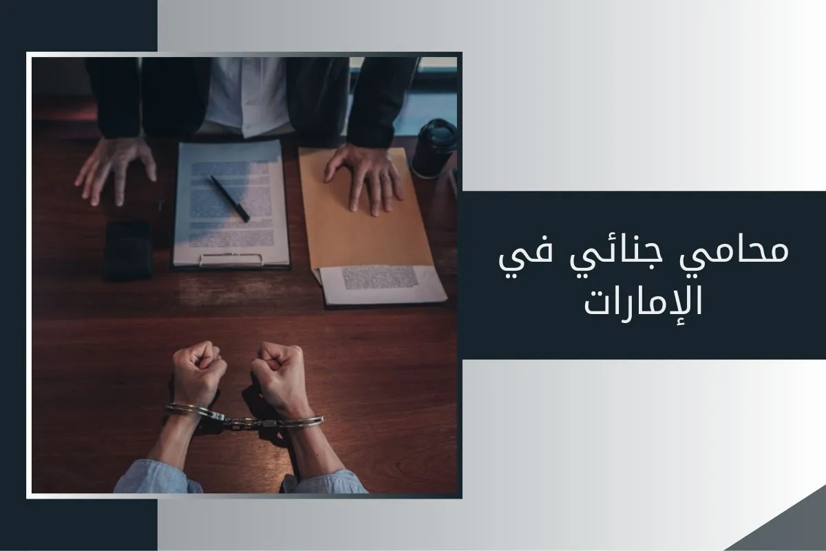 محامي جنائي في الإمارات