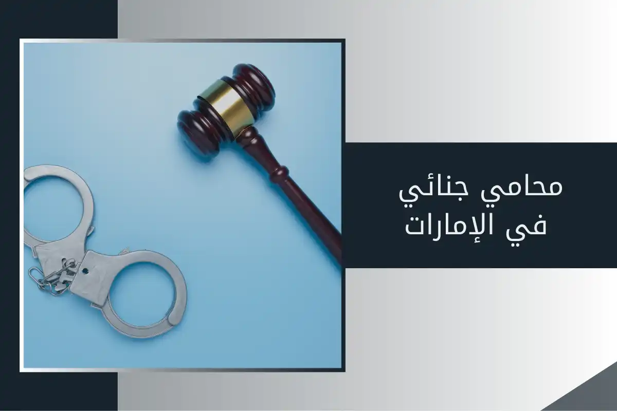 محامي جنائي في الإمارات